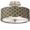 Giclee Glow Rustic Flora  14" Wide Ceiling Light