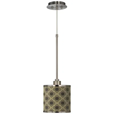 Giclee Glow Rustic Flora  Mini Pendant Light