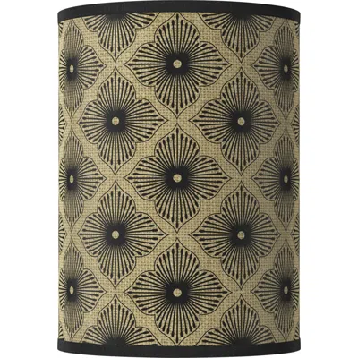 Giclee Glow Rustic Flora White Giclee Cylinder Lamp Shade 8x8x11 (spider)