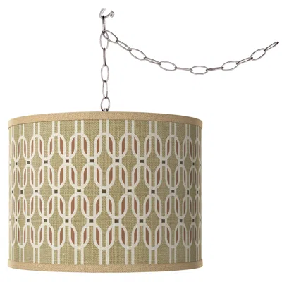 Giclee Glow Rustic Mod  Plug-in Swag Pendant