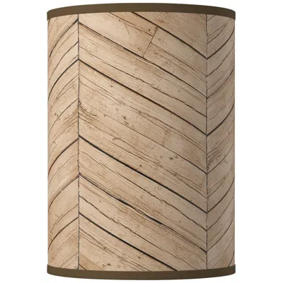 Giclee Glow Rustic Woodwork Giclee Round Cylinder Lamp Shade 8x8x11 (spider)