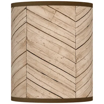 Giclee Glow Rustic Woodwork Giclee Shade 10x10x12 (spider)