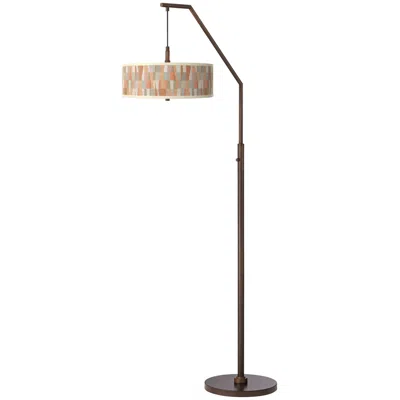 Giclee Glow Sedona Bronze Downbridge Arc Floor Lamp