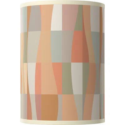 Giclee Glow Sedona White Giclee Round Cylinder Lamp Shade 8x8x11 (spider)