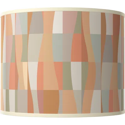 Giclee Glow Sedona White Giclee Round Drum Lamp Shade 14x14x11 (spider)