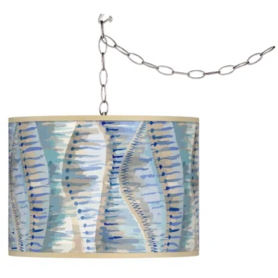 Giclee Glow Siren  Plug-in Swag Pendant