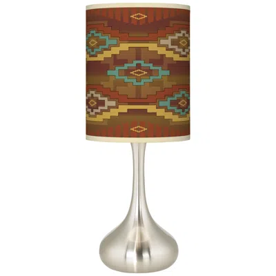 Giclee Glow Southwest Sienna Giclee Droplet Table Lamp