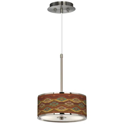 Giclee Glow Southwest Sienna  10 1/4" Wide Pendant Light