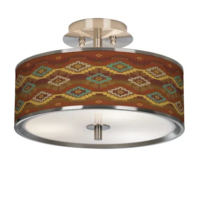 Giclee Glow Southwest Sienna  14" Wide Ceiling Light