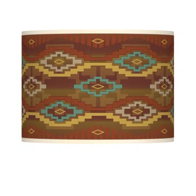 Giclee Glow Southwest Sienna  Rustic Western Shade 13.5x13.5x10 (spider)
