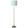 Giclee Glow Spring Brushed Nickel Pull Chain Floor Lamp
