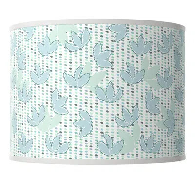 Giclee Glow Spring Flower Drum Lamp Shade 13.5x13.5x10 (spider)