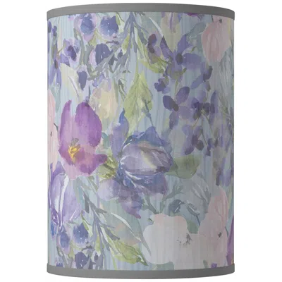 Giclee Glow Spring Flowers Giclee Round Cylinder Lamp Shade 8x8x11 (spider)