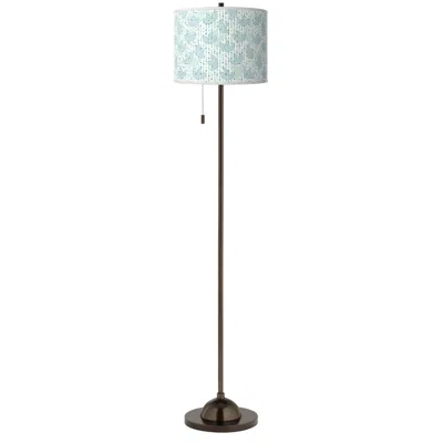 Giclee Glow Spring  Bronze Club Floor Lamp