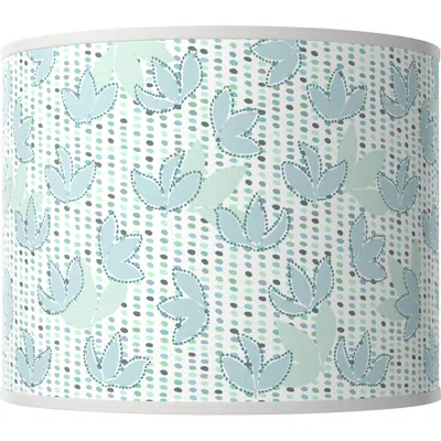 Giclee Glow Spring White Giclee Round Drum Lamp Shade 14x14x11 (spider)