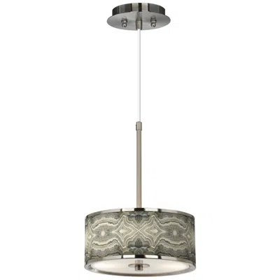 Giclee Glow Sprouting Marble  10 1/4" Wide Pendant Light