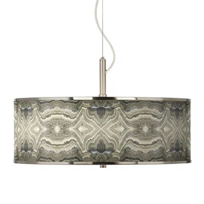 Giclee Glow Sprouting Marble  20" Wide Pendant Light