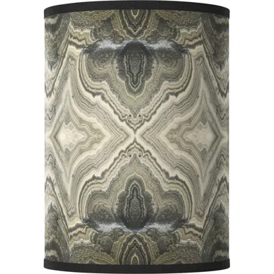 Giclee Glow Sprouting Marble White Giclee Cylinder Lamp Shade 8x8x11 (spider)