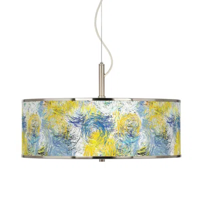 Giclee Glow Starry Dawn  20" Wide Pendant Light