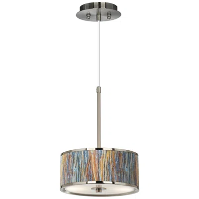 Giclee Glow Striking Bark  10 1/4" Wide Pendant Light