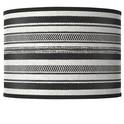 Giclee Glow Stripes Noir Giclee Shade 12x12x8.5 (spider)