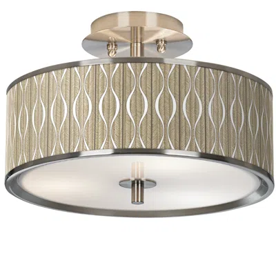 Giclee Glow Swell 14" Wide Ceiling Light