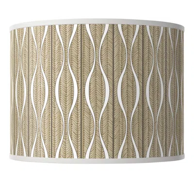 Giclee Glow Swell Modern Geometric  Lamp Shade 13.5x13.5x10 (spider)