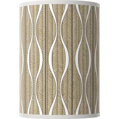 Giclee Glow Swell White Giclee Round Cylinder Lamp Shade 8x8x11 (spider)