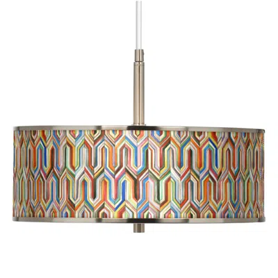 Giclee Glow Synthesis  16" Wide Pendant Light