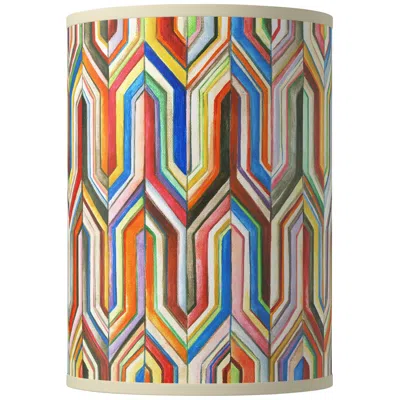 Giclee Glow Synthesis Giclee Round Cylinder Lamp Shade 8x8x11 (spider)