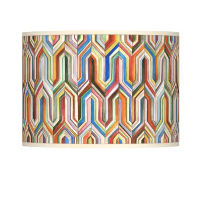 Giclee Glow Synthesis Modern Geometric  Lamp Shade 13.5x13.5x10 (spider)