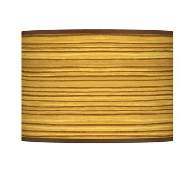 Giclee Glow Tawny Zebrawood Giclee Lamp Shade 13.5x13.5x10 (spider)