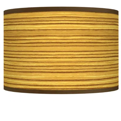 Giclee Glow Tawny Zebrawood Giclee Shade 12x12x8.5 (spider)