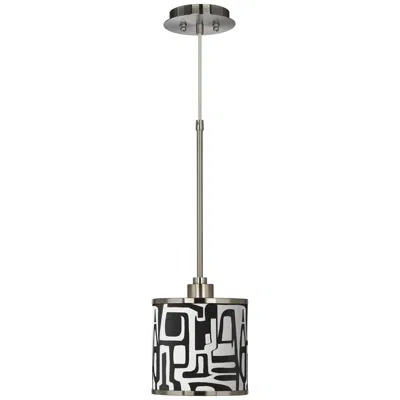 Giclee Glow Tempo Giclee Brushed Nickel Mini Pendant Light