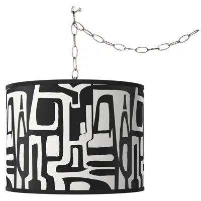 Giclee Glow Tempo  Plug-in Swag Pendant