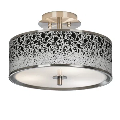 Giclee Glow Terrazzo  14" Wide Ceiling Light