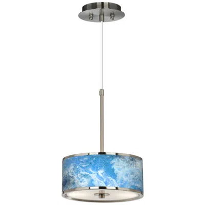 Giclee Glow Ultrablue  10 1/4" Wide Pendant Light