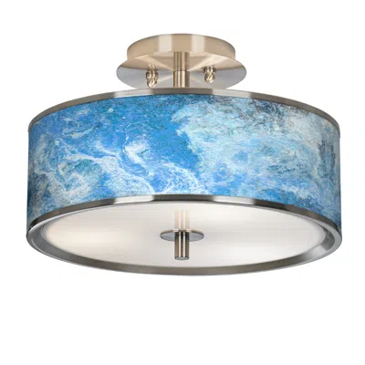 Giclee Glow Ultrablue  14" Wide Ceiling Light