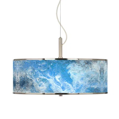 Giclee Glow Ultrablue  20" Wide Pendant Light