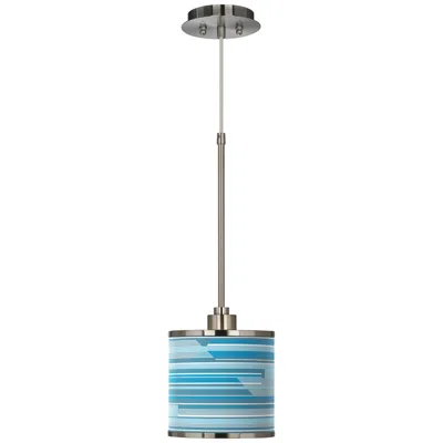Giclee Glow Urban Stripes  Mini Pendant Light