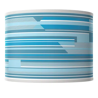 Giclee Glow Urban Stripes Giclee Lamp Shade 13.5x13.5x10 (spider)