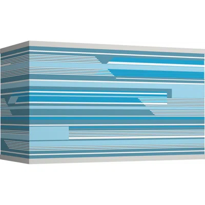 Giclee Glow Urban Stripes Giclee Shade 8/17x8/17x10 (spider)