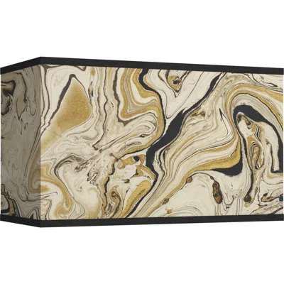 Giclee Glow Venetian Faux Marble Rectangle Shade 8/17x8/17x10 (spider)
