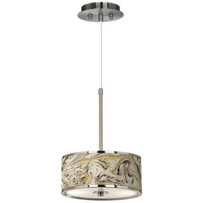 Giclee Glow Venetian Marble  10 1/4" Wide Pendant Light