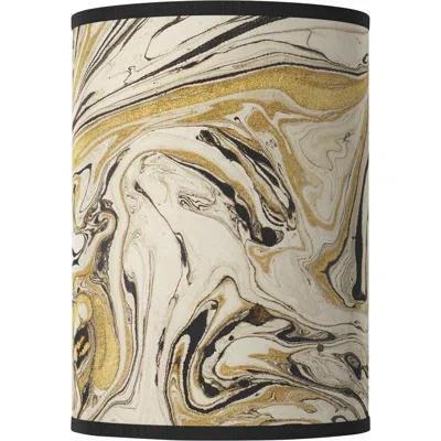 Giclee Glow Venetian Marble Giclee Round Cylinder Lamp Shade 8x8x11 (spider)