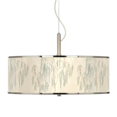 Giclee Glow Weeping Willow  20" Wide Pendant Light