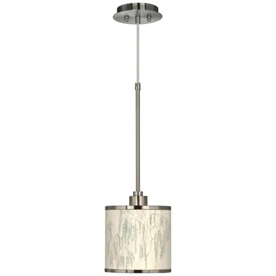 Giclee Glow Weeping Willow  Mini Pendant Light
