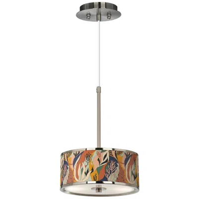 Giclee Glow Wild Desert  10 1/4" Wide Pendant Light