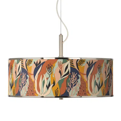 Giclee Glow Wild Desert  20" Wide Pendant Light