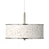 Giclee Glow Windflowers 16" Wide Drum Shade Pendant Light